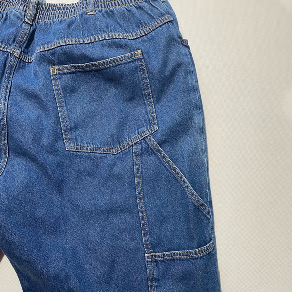 GOOD- Size 42L Mens Habands Ice House Flannel Lined Pants Warm Insulated Blue - Picture 11 of 11